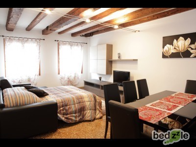 Living room with double sofa bed very comfortable